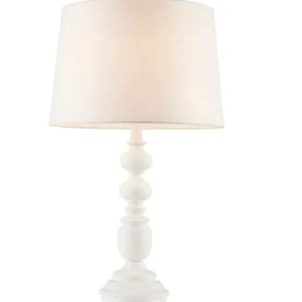 Table Lamps-Kirkland's Home Matte Candlestick Martha Stewart Table Lamp White