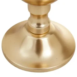 Candle Holders-Kirkland's Home Matte Metal 3-Pc. Pillar Candle Holder Set Gold