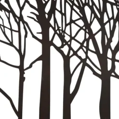 Wall Plaques-Kirkland's Home Matte Metal Tree Frame Wall Plaque Black
