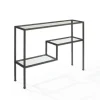Console Tables-Kirkland's Home Matte Multi Level Console Table Black
