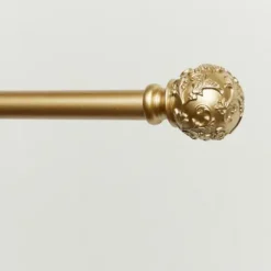 Curtain Rods & Hardware-Kirkland's Home Matte Nickel Rhys Cylinder Curtain Rod, 120 In.