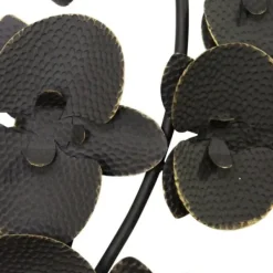 Wall Plaques-Kirkland's Home Matte Orchid Plaque Black