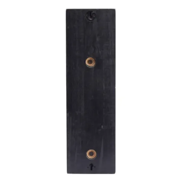 Sconces-Kirkland's Home Matte Poplar Wood Sconce Black
