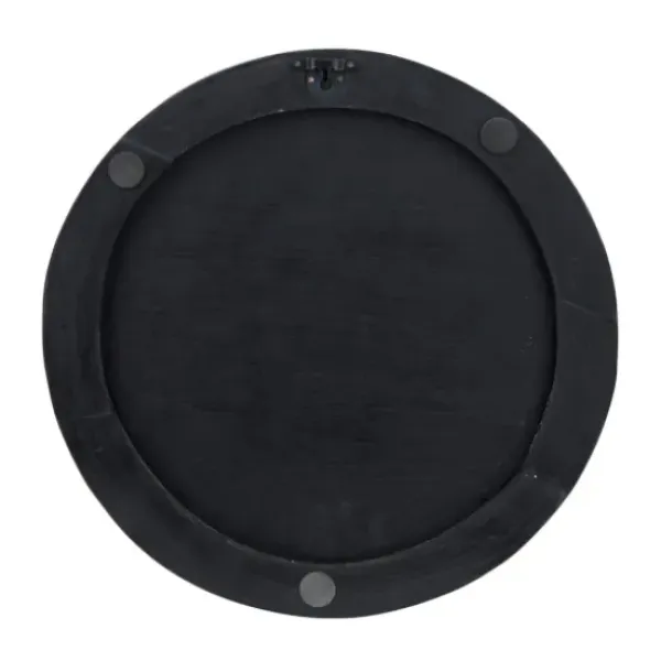 Wall Plaques-Kirkland's Home Matte Ribbed Sunburst Wall Plates, Set Of 3 Black