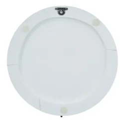 Wall Plaques-Kirkland's Home Matte Ribbed Sunburst Wall Plates, Set Of 3 White