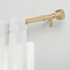 Curtain Rods & Hardware-Kirkland's Home Matte Silver Modern Twist Curtain Rod, 120 In.
