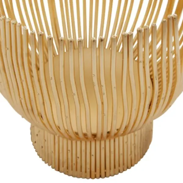 Candle Holders-Kirkland's Home Matte Straws 2-Pc. Votive Candle Holder Set Gold
