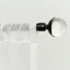 Curtain Rods & Hardware-Kirkland's Home Matte White Open Sphere Curtain Rod, 72 In.
