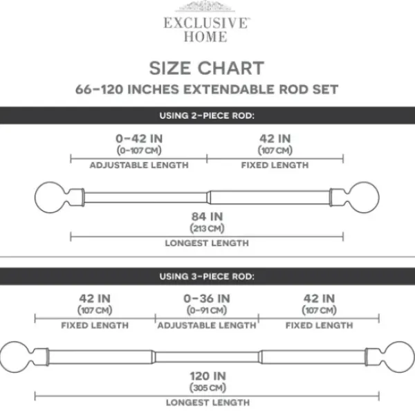 Curtain Rods & Hardware-Kirkland's Home Matte White Open Sphere Curtain Rod, 72 In.