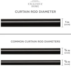Curtain Rods & Hardware-Kirkland's Home Matte White Open Sphere Curtain Rod, 72 In.