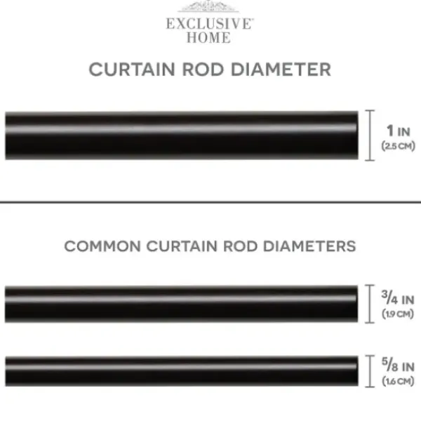 Curtain Rods & Hardware-Kirkland's Home Matte White Open Sphere Curtain Rod, 72 In.