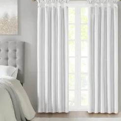 Curtains & Drapes-Kirkland's Home Maxwell Blackout Curtain Panel Set, 84 In. Gray
