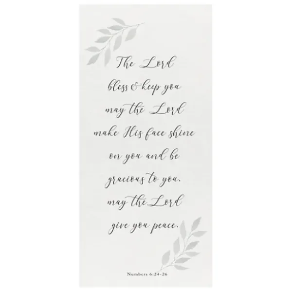 Wall Quotes & Signs-Kirkland's Home May The Lord Give You Peace Canvas Art Print White
