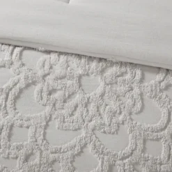 Comforters-Kirkland's Home Medallion California King 3-Pc. Comforter Set Gray