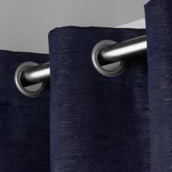 Curtains & Drapes-Kirkland's Home Medallion Curtain Panel Set, 96 In. Gray