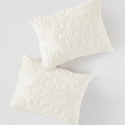 Comforters-Kirkland's Home Medallion Full/Queen 3-Pc. Comforter Set White
