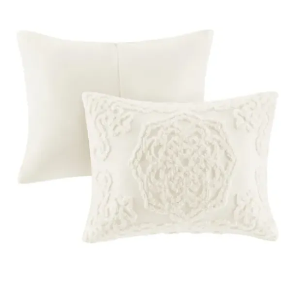 Comforters-Kirkland's Home Medallion Full/Queen 3-Pc. Comforter Set White