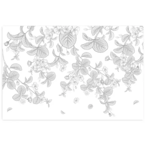Wall Murals & Wall Decals-Kirkland's Home Medium Leaves Peel And Stick Wall Mural Black/White