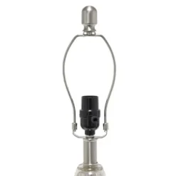 Table Lamps-Kirkland's Home Mercury Glass Curvy Table Lamp White