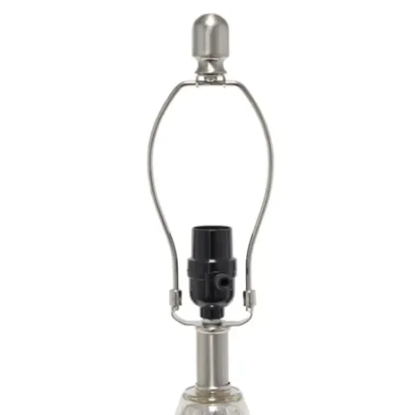 Table Lamps-Kirkland's Home Mercury Glass Curvy Table Lamp White