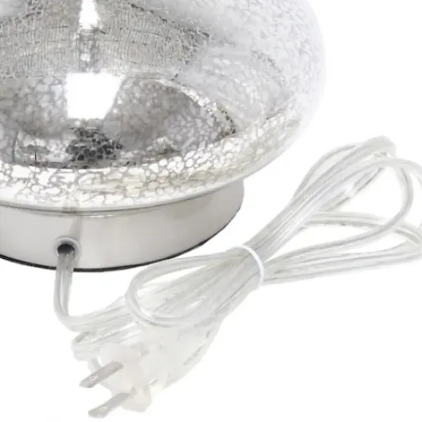 Table Lamps-Kirkland's Home Mercury Glass Curvy Table Lamp White
