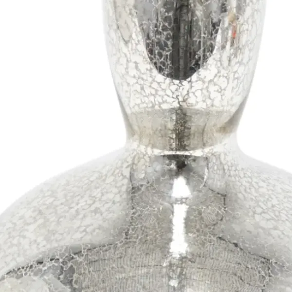 Table Lamps-Kirkland's Home Mercury Glass Curvy Table Lamp White