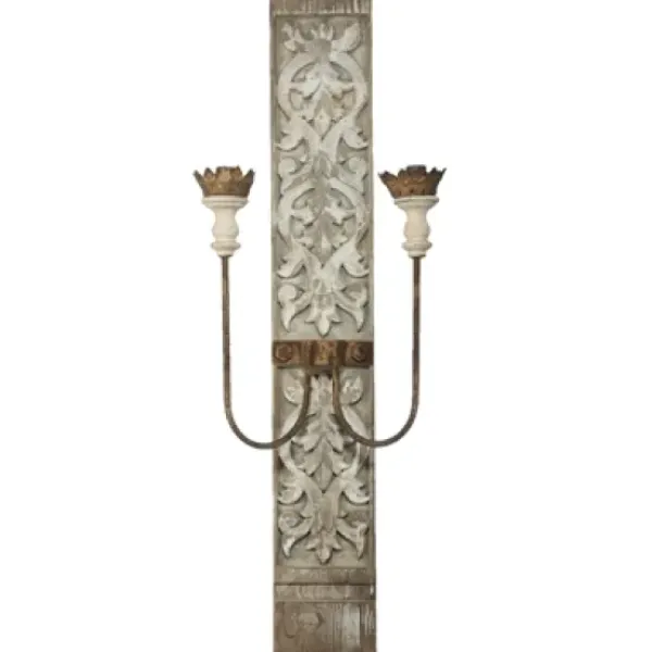 Sconces-Kirkland's Home Metal 2 Bulb Sconce