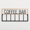 Hooks-Kirkland's Home Metal And Wood Coffee Bar Wall Hooks