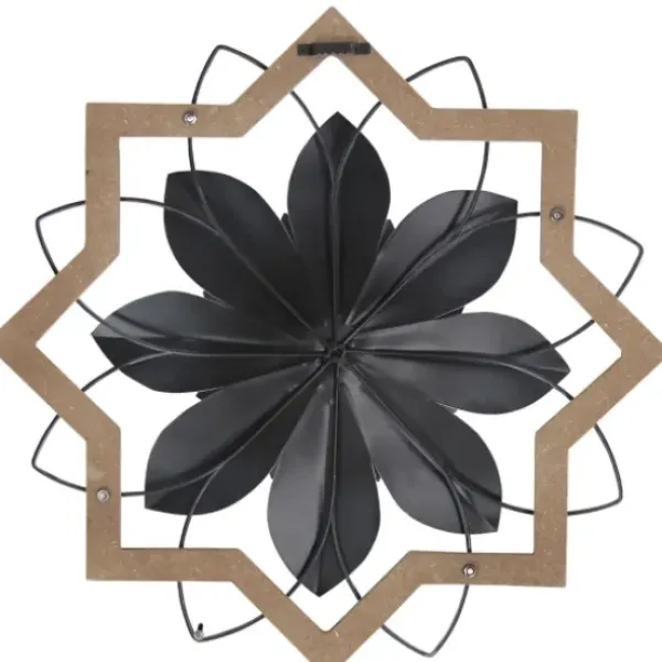 Wall Plaques-Kirkland's Home Metal And Wood Flower Wall Plaque White