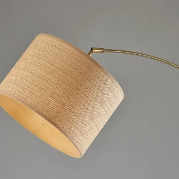 Floor Lamps-Kirkland's Home Metal Arched Floor Lamp Gold