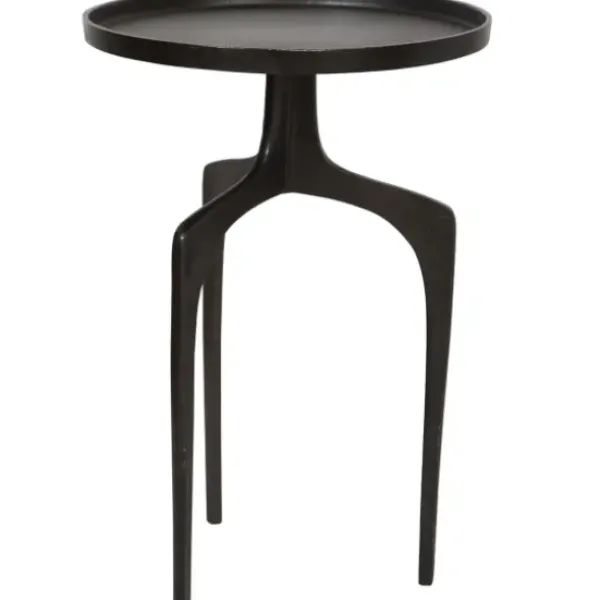 Accent & End Tables-Kirkland's Home Metal Arched Legs Side Table Black