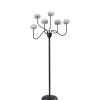 Floor Lamps-Kirkland's Home Metal 6-Arm Pom Pom Floor Lamp Black