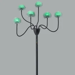 Floor Lamps-Kirkland's Home Metal 6-Arm Pom Pom Floor Lamp Black