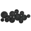 Wall Plaques-Kirkland's Home Metal Circles Wall Plaque Black