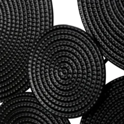 Wall Plaques-Kirkland's Home Metal Circles Wall Plaque Black