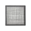 Wall Plaques-Kirkland's Home Metal Crosshatch Mesh Framed Wall Sculpture Black