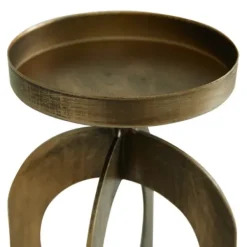 Candle Holders-Kirkland's Home Metal Cutout Candle Holders, Set Of 3 Gold