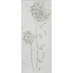 Wall Plaques-Kirkland's Home Metal Dandelion Wall Plaque White