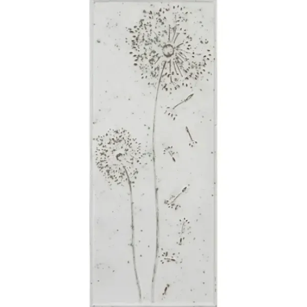 Wall Plaques-Kirkland's Home Metal Dandelion Wall Plaque White