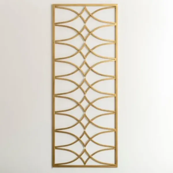 Wall Plaques-Kirkland's Home Metal Diamonds Wall Plaque Gold