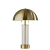 Table Lamps-Kirkland's Home Metal Dome And Clear Glass Table Lamp Gold