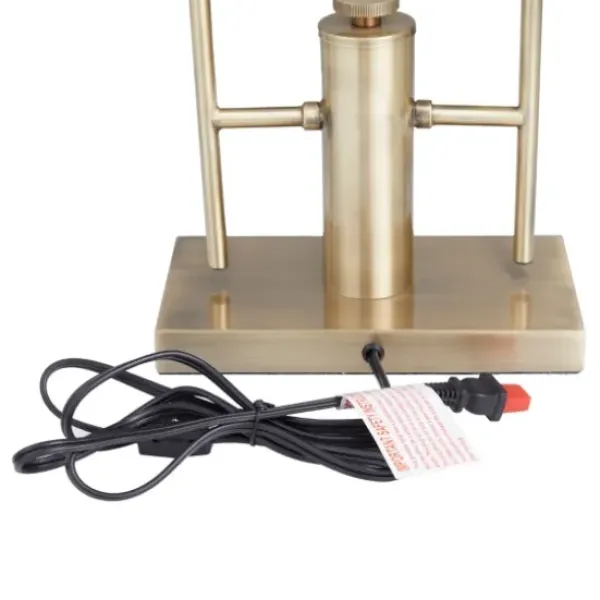 Table Lamps-Kirkland's Home Metal Double Stem Table Lamp Gold
