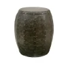 Accent & End Tables-Kirkland's Home Metal Drum Kagen Accent Table Black