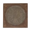 Wall Plaques-Kirkland's Home Metal Floral Medallion Wall Plaque Brown