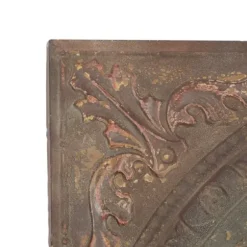 Wall Plaques-Kirkland's Home Metal Floral Medallion Wall Plaque Brown