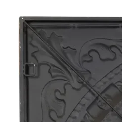 Wall Plaques-Kirkland's Home Metal Floral Medallion Wall Plaque Brown