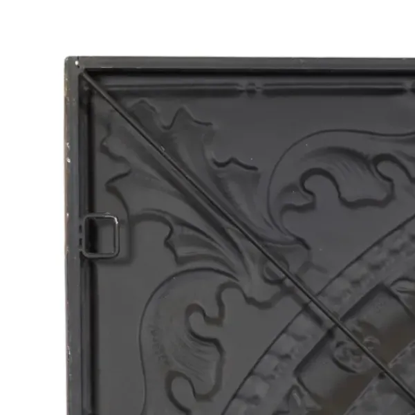 Wall Plaques-Kirkland's Home Metal Floral Medallion Wall Plaque Brown