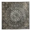 Wall Plaques-Kirkland's Home Metal Floral Scrollwork Wall Plaque Silver