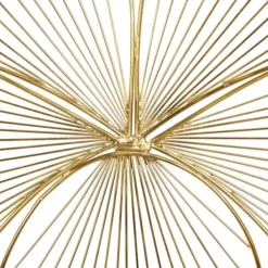 Wall Plaques-Kirkland's Home Metal Frame Floral Wall Plaques, Set Of 3 Gold