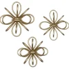 Wall Plaques-Kirkland's Home Metal Geometric Burst 3-Pc. Wall Plaques Set Gold